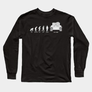Humor. Pz-VI Tiger and its crew Long Sleeve T-Shirt